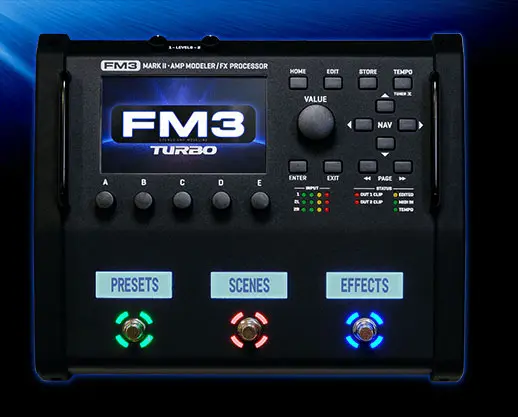 Discover the FM3 MK II Turbo from Fractal Audio, a compact yet powerful amp modeler and multi-effects processor perfect for musicians on the go.