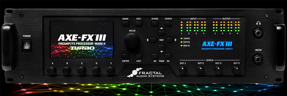 Axe-Fx III MK II Turbo - Top view / Obenansicht / Vue de dessus / Vista dall'alto / Vista superior