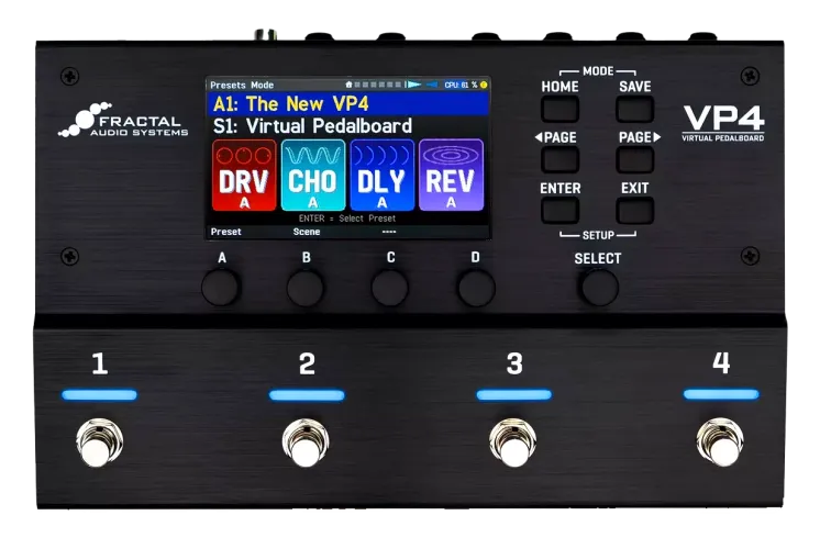 VP4 Virtual Pedalboard