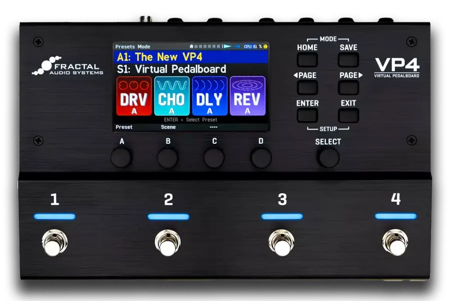 Fractal VP4 Virtual Pedalboard - Buy now