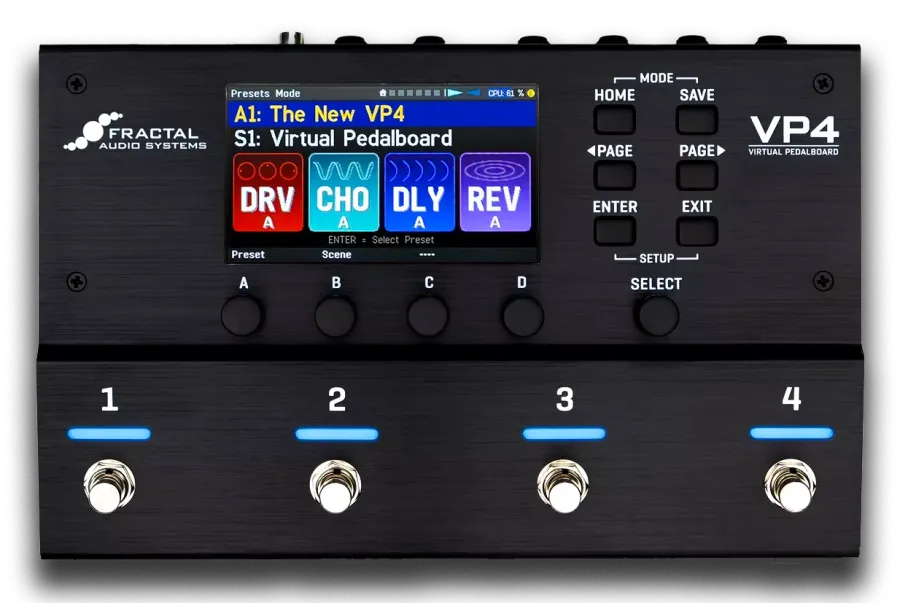 Fractal VP4 Virtual Pedalboard - Buy now
